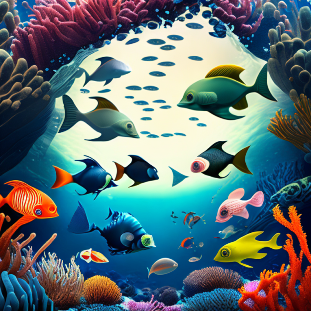海底世界，各种鱼类，海草_.png